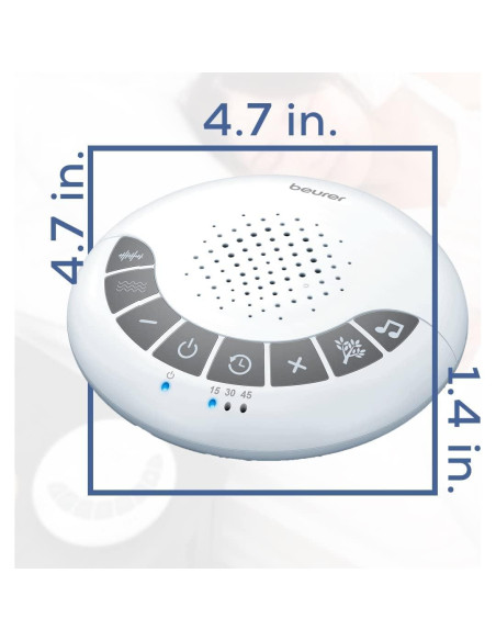 Máquina de Ruido Blanco Beurer SL15 con 4 Sonidos Relajantes