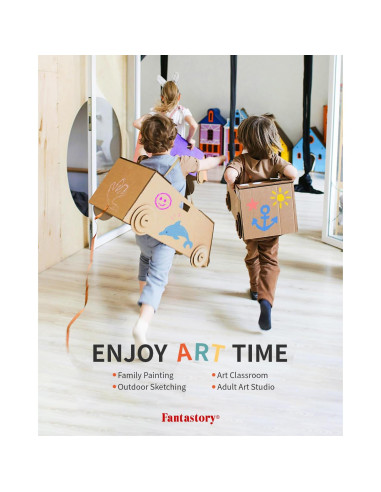 Pintura Tempera Lavable Fantastory 24 Colores 60 ml