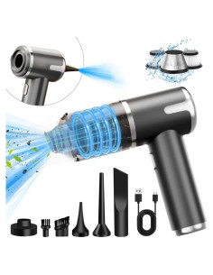 Aspiradora Portátil Sin Cable Auziya ZX-107 15000Pa Gris