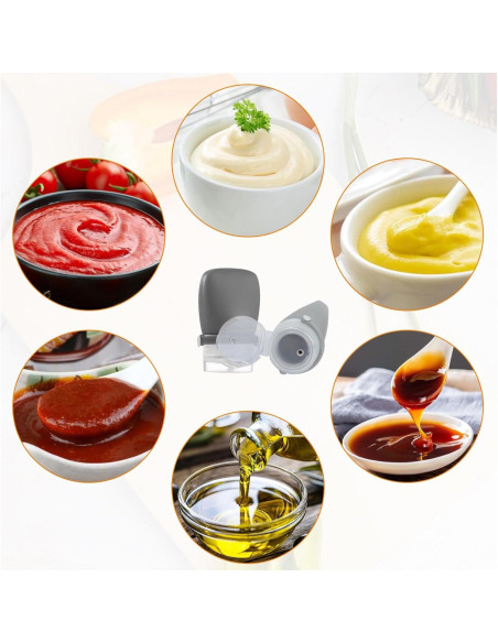 Botellas de Silicona RONRONS 30ml A Prueba de Fugas 4 Pack