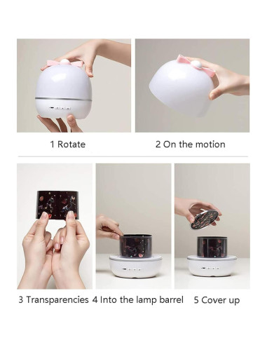 Proyector de Cielo Estrellado Micacorn LED 360 Multicolor