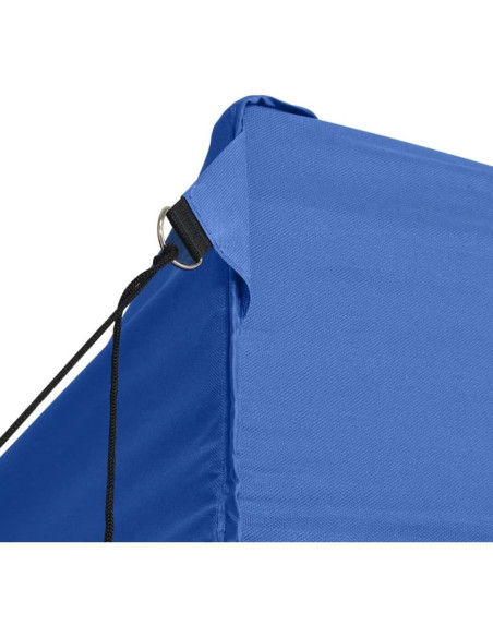 Carpa de Fiesta Plegable YELWHI 280x410 cm Azul Resistente UV