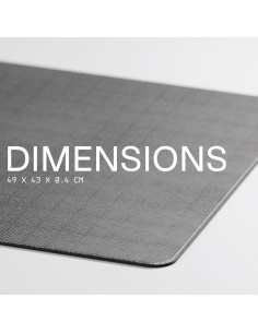 Alfombrilla de Juego Wallhack SY-001 Negra 49x43cm 2