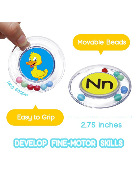 26 Letras Flotantes Juguetes de Baño PlayfulPals - Set Educativo