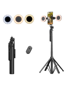 Trípode Selfie eBigValue 68" con Luz y Control Remoto