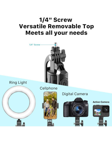 Trípode Selfie eBigValue 68" con Luz y Control Remoto