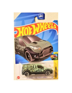 Hot Wheels Ford Transit Connect 6/10 Gris 64/250 - Coche de Metal