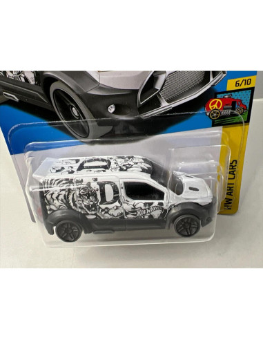 Hot Wheels Ford Transit Connect 6/10 Gris 64/250 - Coche de Metal
