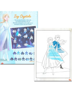 Kit de Arte Disney Frozen - Cuaderno de Bocetos y Calcomanías 2