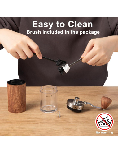 Molinillo de Café Manual Iwpsttrk Acero Inoxidable 331g