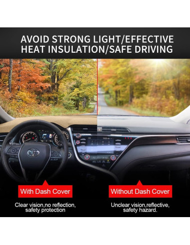 Funda de Tablero HanLanKa Beige para Toyota Sienna 2004-2010