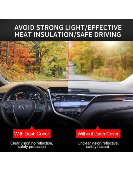 Funda de Tablero HanLanKa Beige para Toyota Sienna 2004-2010