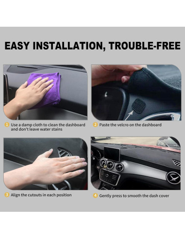 Funda de Tablero HanLanKa Beige para Toyota Sienna 2004-2010