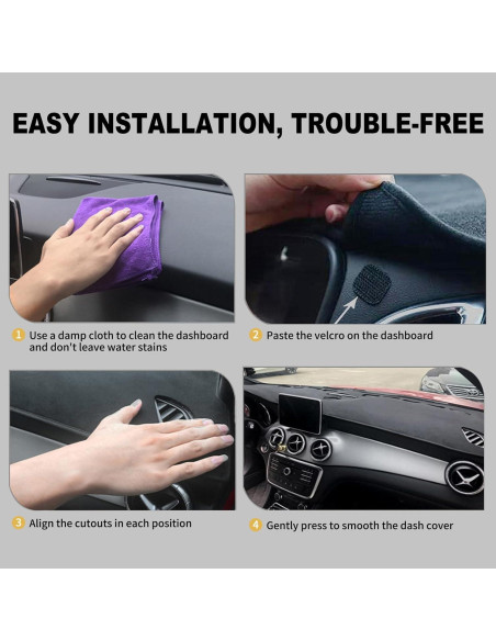 Funda de Tablero HanLanKa Beige para Toyota Sienna 2004-2010