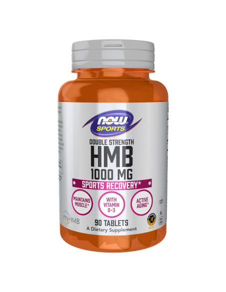 NOW Foods HMB Doble Fuerza 1000 mg 90 Tabletas - Nutrición Deportiva NOW Foods HMB Doble Fuerza 1000 mg 90 Tabletas - Nutrición Deportiva