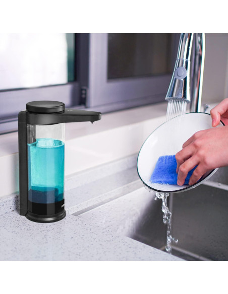 Dispensador Automático de Jabón AIKE AK1335 500ml Negro