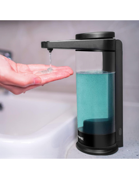 Dispensador Automático de Jabón AIKE AK1335 500ml Negro