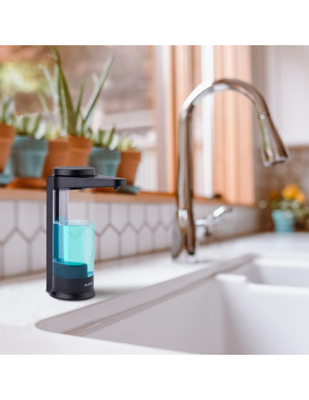 Dispensador Automático de Jabón AIKE AK1335 500ml Negro