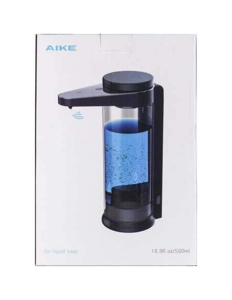 Dispensador Automático de Jabón AIKE AK1335 500ml Negro