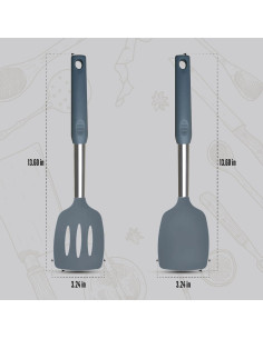 Juego de espátulas de silicona NAMAPRODX - Resistente al calor 2