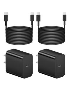 Cargador Rápido USB-C 20W Coreykin + 2 Cables 10FT