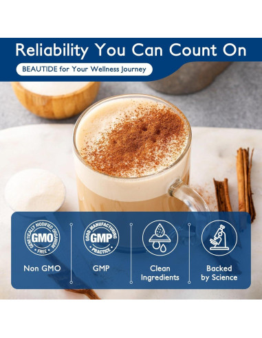 Péptidos de colágeno marino Beautide 349g con Vitamina C