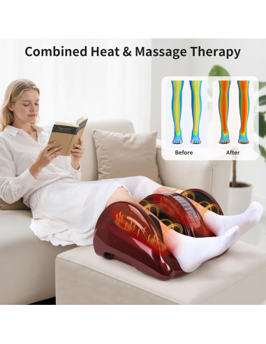 Masajeador de pies Shiatsu con calor HuadaTongcheng 6822HT