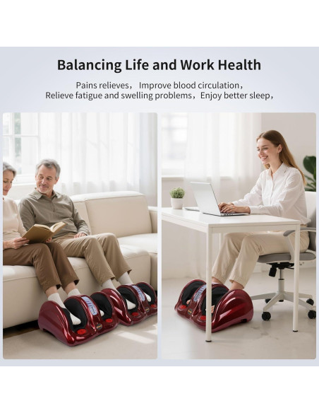 Masajeador de pies Shiatsu con calor HuadaTongcheng 6822HT