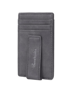 Clip de Dinero Travelambo para Hombres Slim RFID Negro