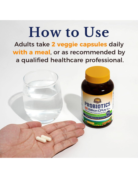 Vitalitown Probioticos + Prebioticos 60 Mil Millones 60 Capsulas