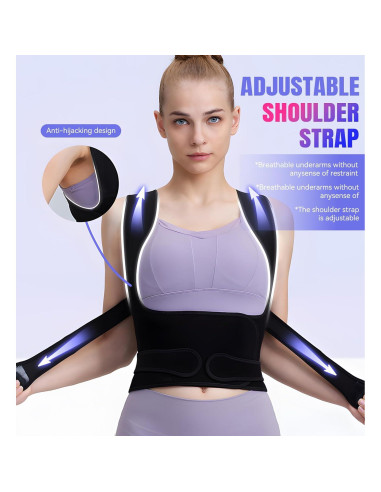 Corrector de Postura Ajustable Huge Hill - Soporte Espalda Mediano