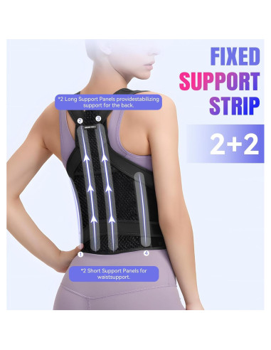 Corrector de Postura Ajustable Huge Hill - Soporte Espalda Mediano