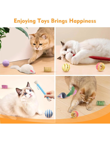 Set de Juguetes Interactivos para Gatos YULOYI - 34 Piezas