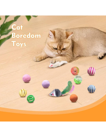 Set de Juguetes Interactivos para Gatos YULOYI - 34 Piezas
