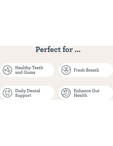 Kradle Dental Chews para Perros - 75 Masticables Suaves