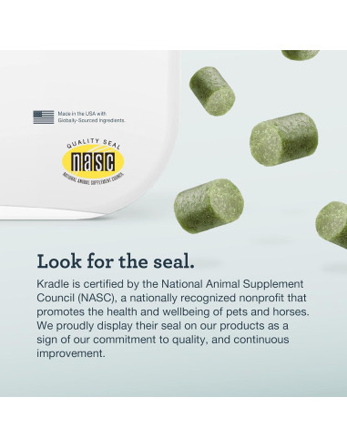 Kradle Dental Chews para Perros - 75 Masticables Suaves