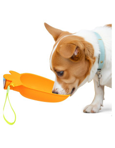 Dispensador de Agua Portátil para Perros Li & Zhao - Silicona Plegable