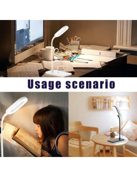 Lámparas de Escritorio LED Blue-Ra BRDL01 Carga Inalámbrica