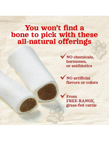 Huesos Rellenos para Perros Natural Farm Mantequilla de Maní 3 Unidades