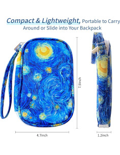 Organizador Electrónico de Viaje DLDD Cielo Estrellado 20.1x11.9cm 2