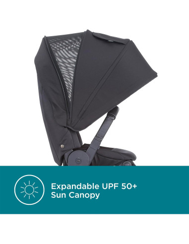 Carrito de bebé Contours Element convertible doble negro