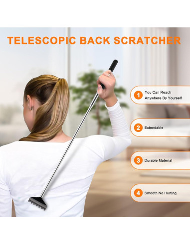 Rasca Espaldas Extensible NICEMOVIC 6 Colores 20-68 cm