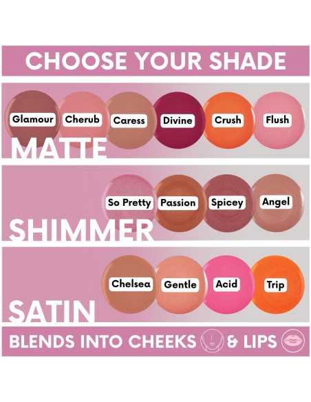 Blush Líquido Waterproof Daniel Sandler Cherub 22.68g