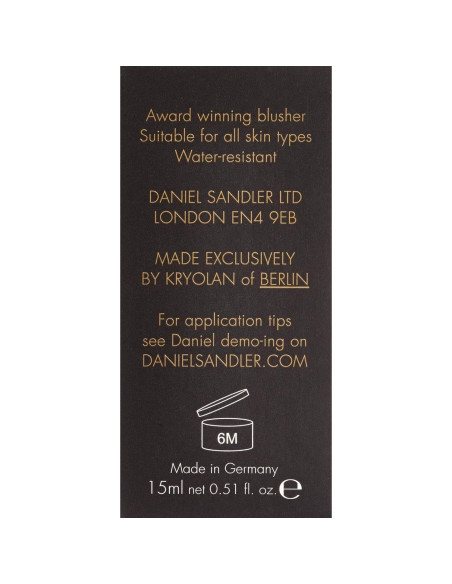 Blush Líquido Waterproof Daniel Sandler Cherub 22.68g