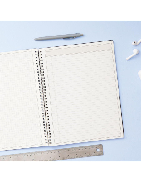 Cuaderno de Notas Inteligentes Blue Sky 21.6x27.9cm Negro