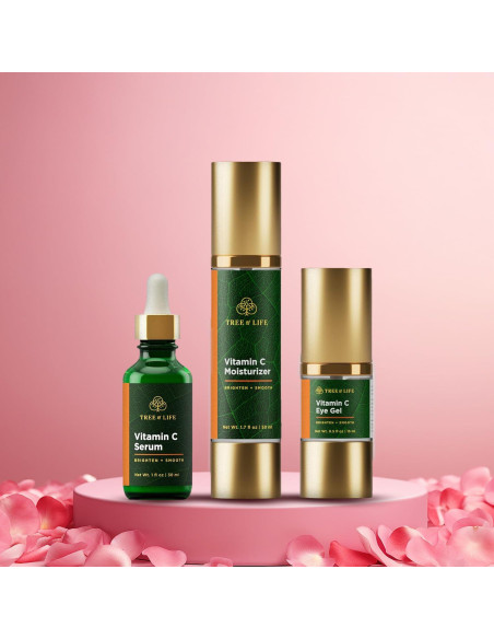 Conjunto Cuidado Piel Tree of Life - Suero, Gel y Crema Vitamina C Conjunto Cuidado Piel Tree of Life - Suero, Gel y Crema Vitamina C