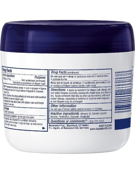 Ungüento Sanador Aquaphor para Bebés 396g - Paquete de 4