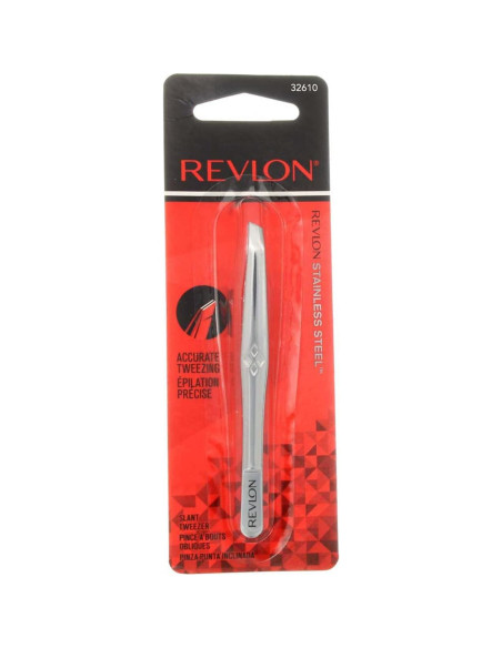 Pinzas de Acero Inoxidable Revlon Precisas - Paquete de 2