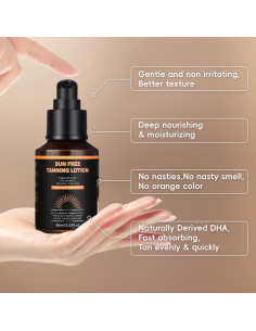 Loción Bronceadora Rápida PIPIGE 10% DHA Hidratante 191g 2