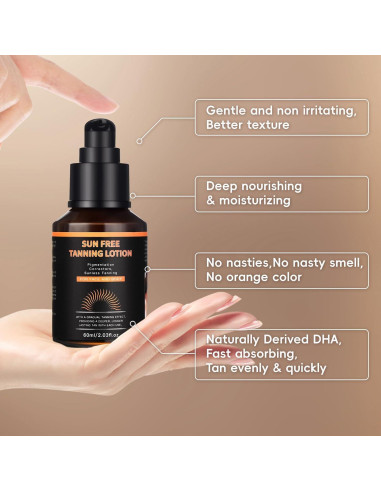 Loción Bronceadora Rápida PIPIGE 10% DHA Hidratante 191g